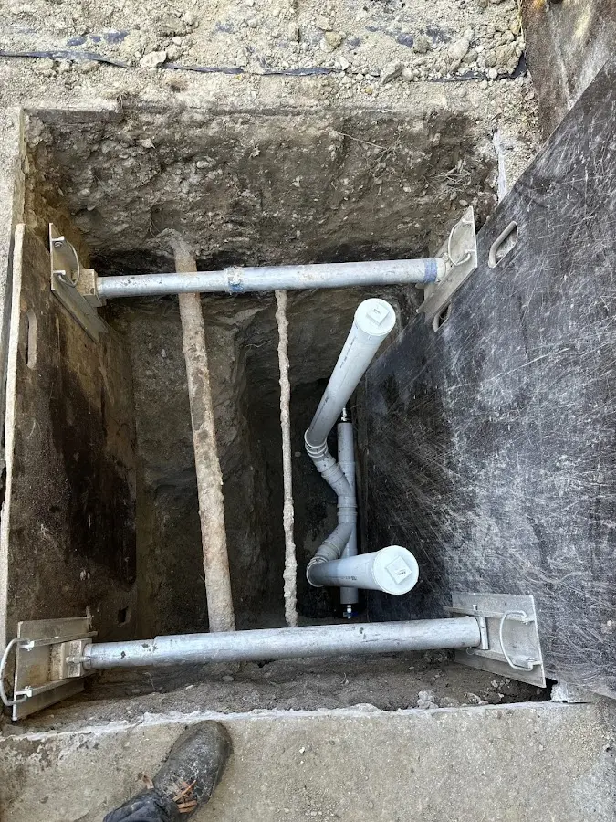 Experienced plumber completing Gas Line Repair work in Hopedale